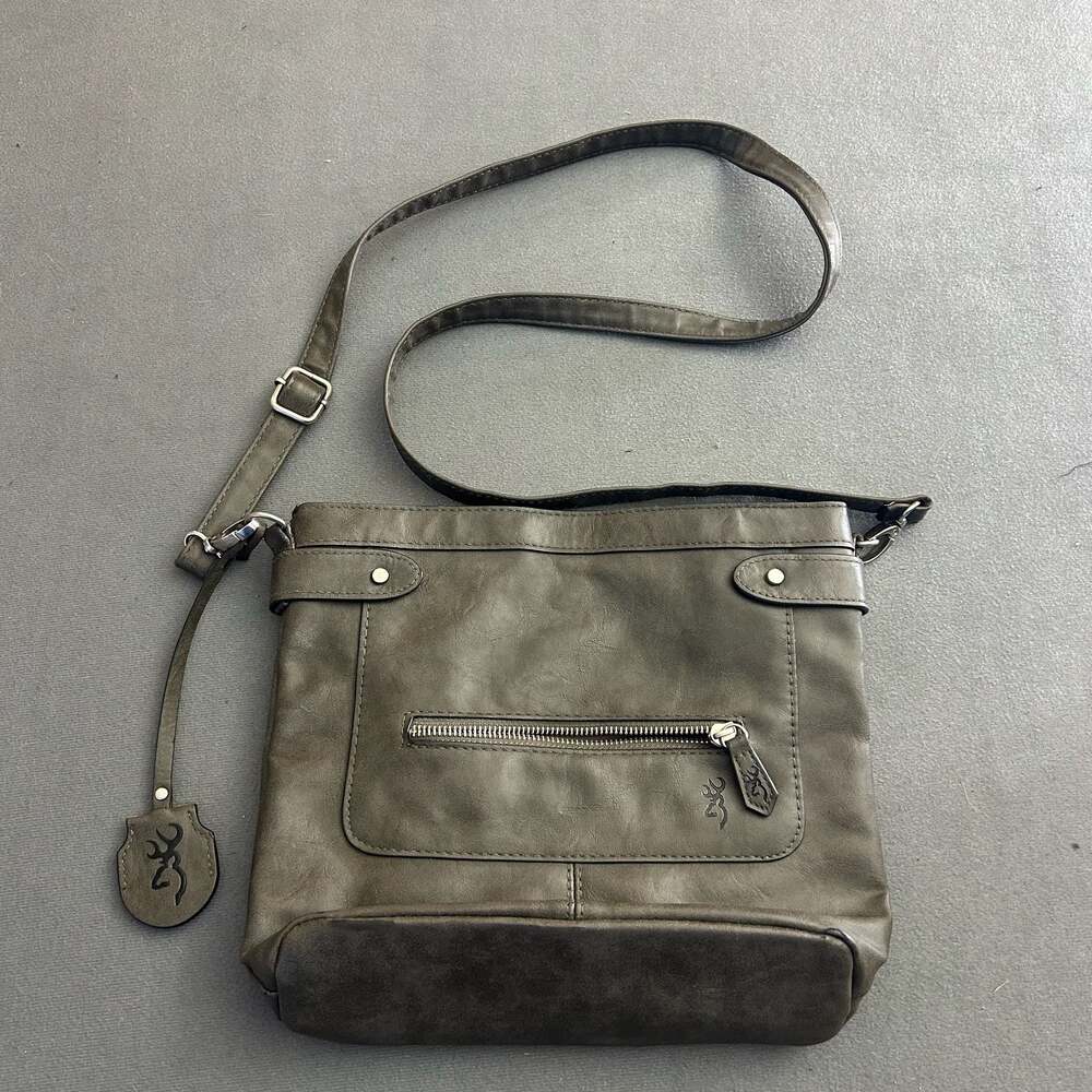 Browning Women's Concealed Carry Crossbody Bag in Charcoal Gray Z57